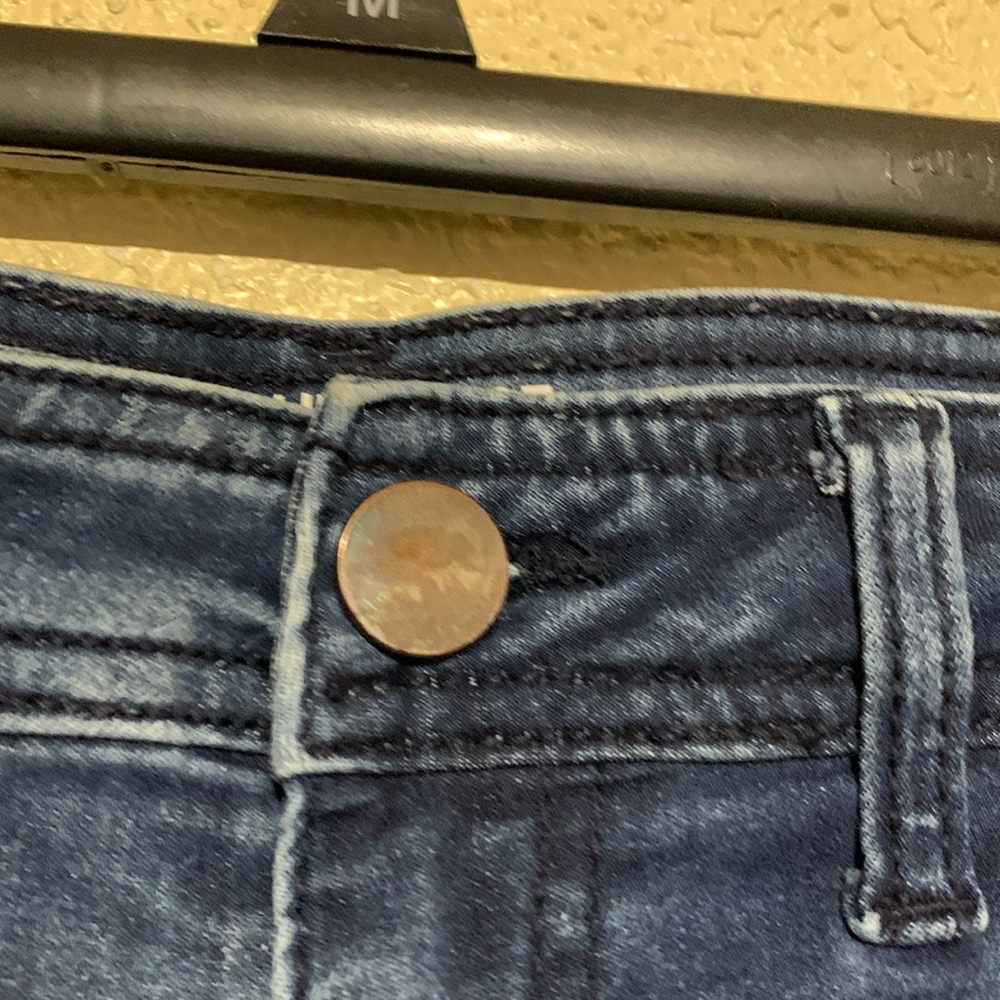 NOBO Jeans 9 Jr Blue Stretchy High Rise Skinny Cotton Polyester Spandex 4 Pocket - Picture 7 of 16